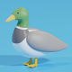 Cartoon Duck 3D model