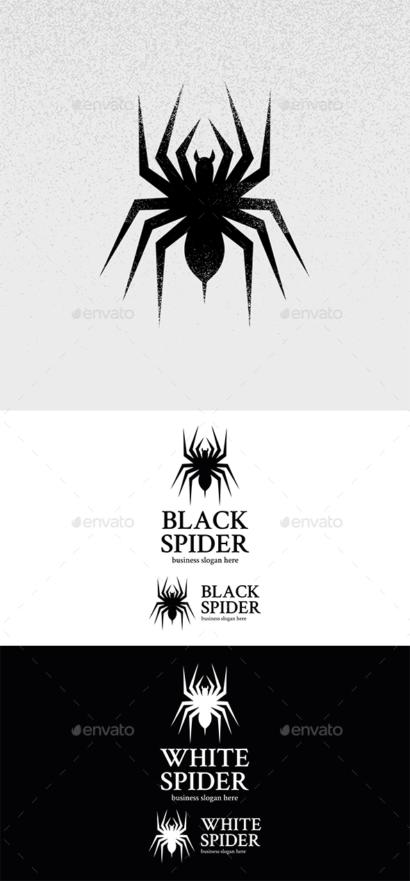 [DOWNLOAD]Black and White Spider Logo