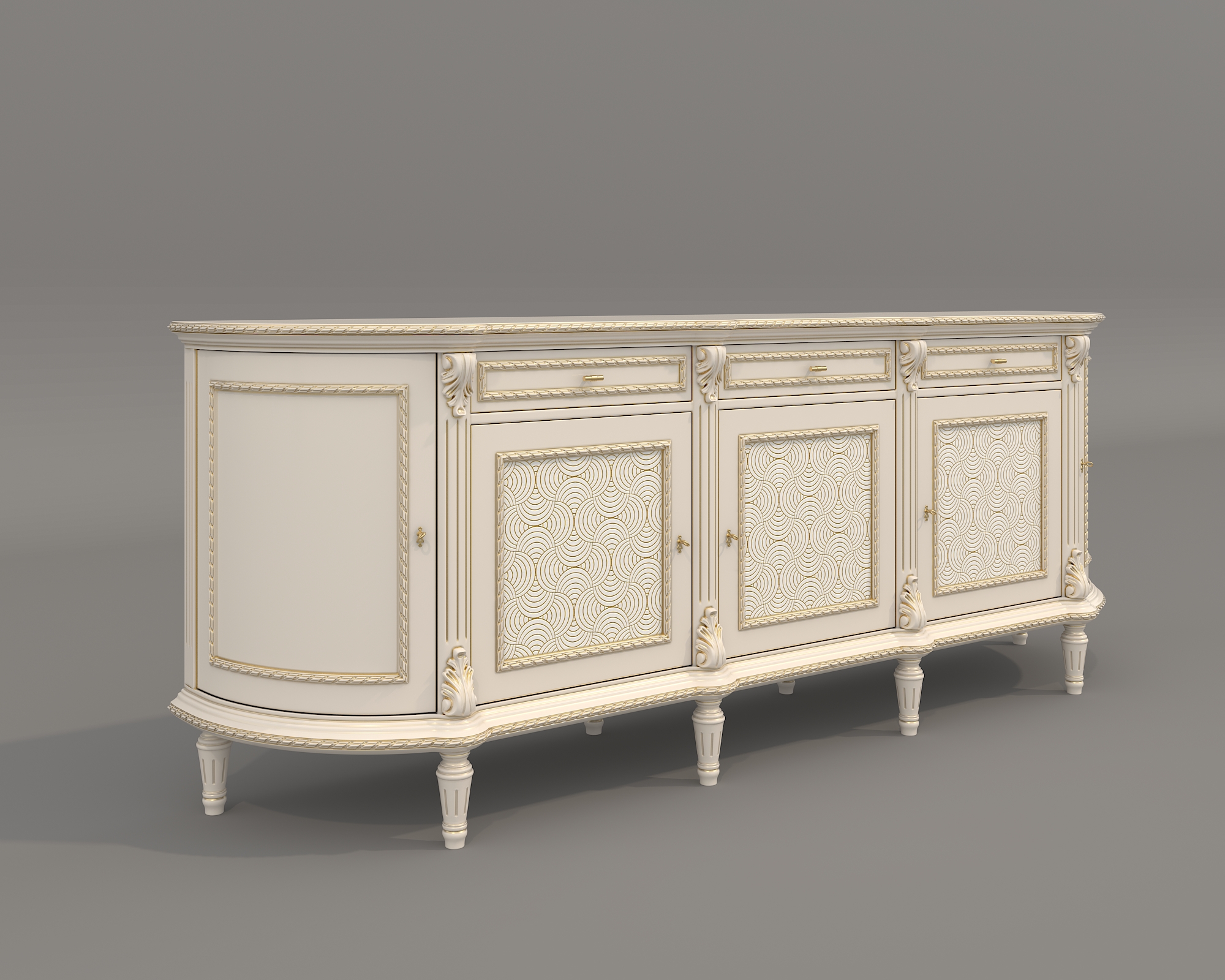 【送料無料】European Antique 3D Cabinet 送料無料】European Antique 3D Cabinet
