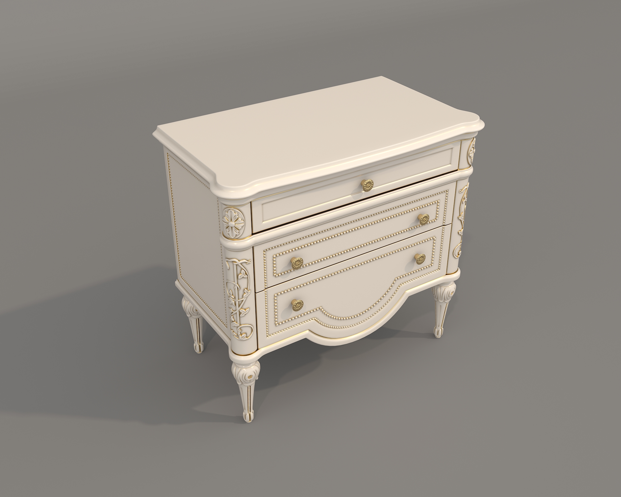 送料無料】European Antique 3D Cabinet