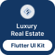 Luxury Real Estate Flutter App UI Kit