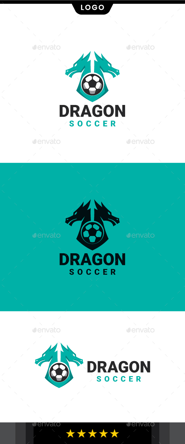 [DOWNLOAD]Dragon Soccer Logo Template