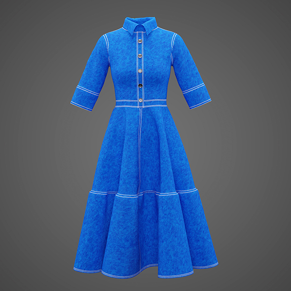 [DOWNLOAD]3d Denim Dress