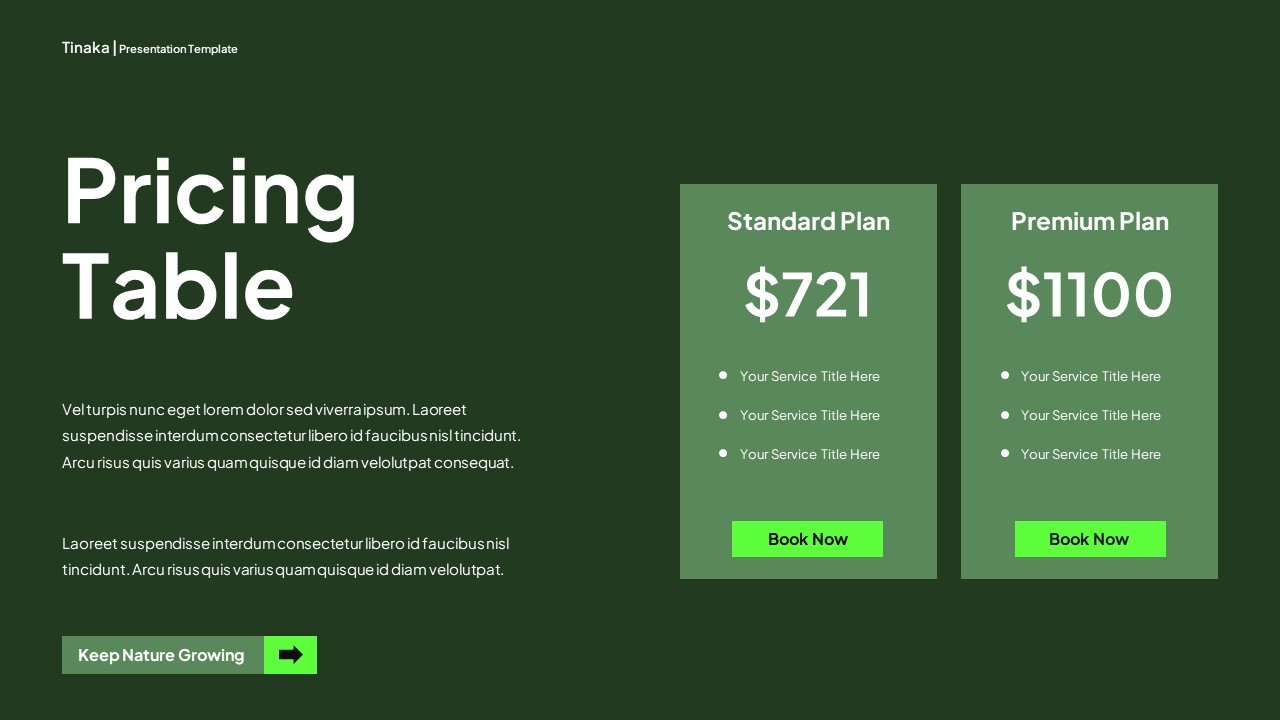 Al - Arsy_Green Nature Minimalist Presentation Key Template_Tinaka ...