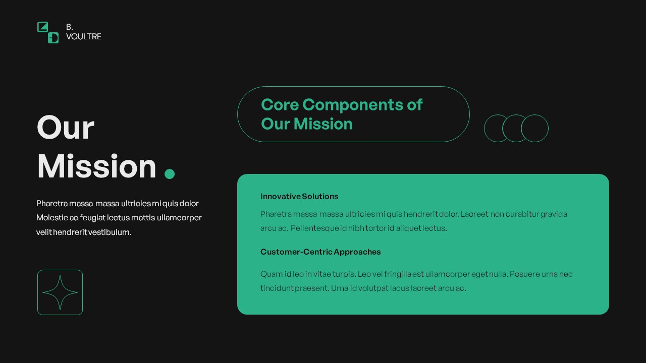 Black Green Modern Pitch Deck Corporate Presentation Template ...