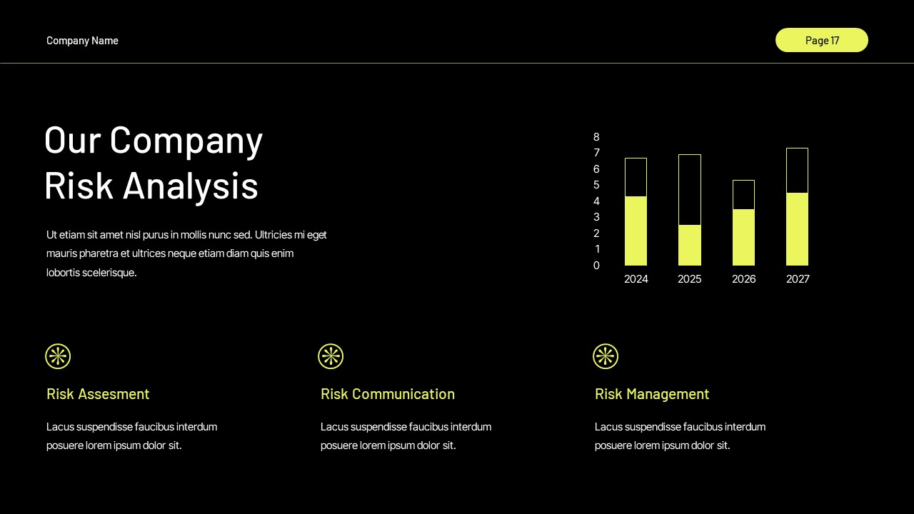 Black Yellow Modern Real Estate Business Plan, Presentation Templates