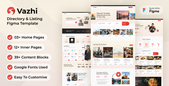 Vazhi - Directory Figma Template