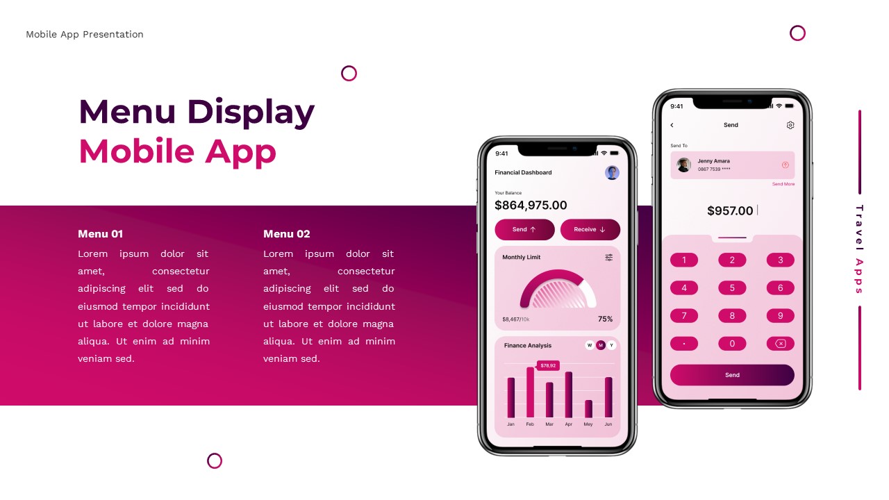 Travel Apps - Mobile App Powerpoint Templates, Presentation Templates