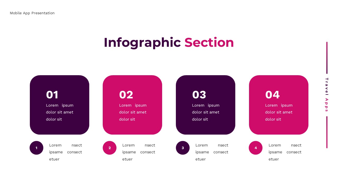 Travel Apps - Mobile App Keynote Templates, Presentation Templates