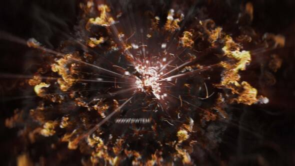 Fast Fire Logo Reveal Logo Stings template preview