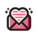 Love Mail Logo Template
