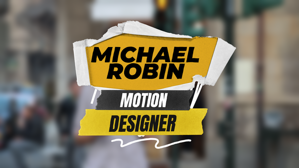 Paper Reveal Title Openers template preview