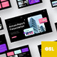 Black Pink Creative UI UX Business Annual Report Presentation Google Slide