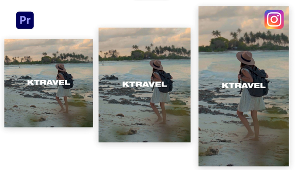 Travel Opener | Reels Tik Tok Shorts | MOGRT Premiere Pro template preview