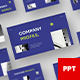 Purple Green Minimalist Company Profile Presentation