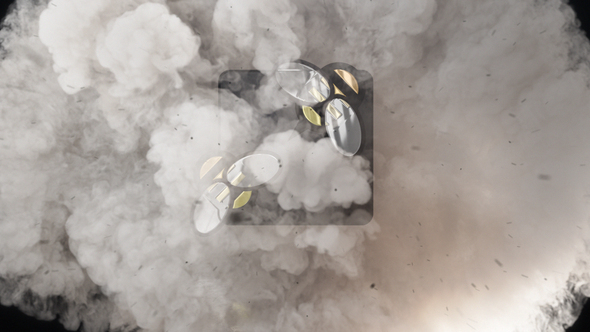 Smoke Shockwave Logo Reveal Logo Stings template preview