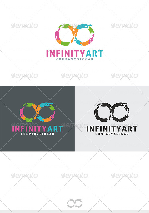 Infinity Art Logo - Vector Abstract