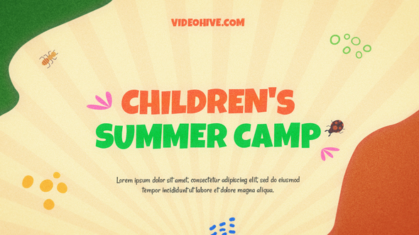 Summer Camp Opener Openers template preview