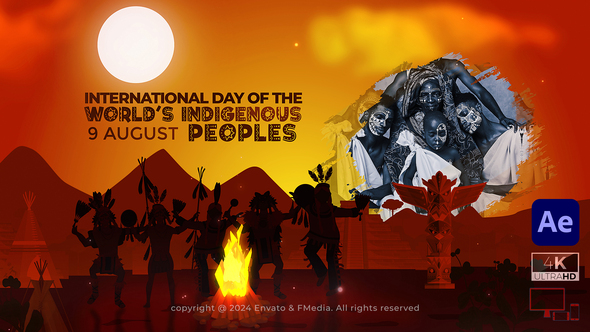 International day of the worlds indigenous peoples Openers template preview