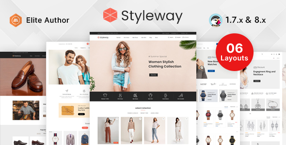 Styleway - Trendy Online Fashion Prestashop 1.7 & 8.x Responsive Theme