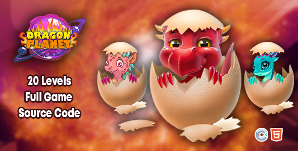 Dragon Planet (HTML5 - Construct 3)
