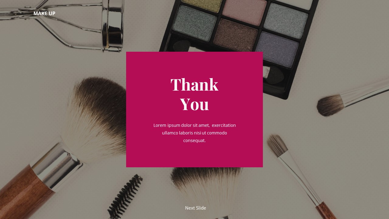 Make Up - Make Up Artist Powerpoint Templates, Presentation Templates