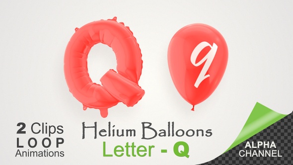 Balloons With Letter – Q