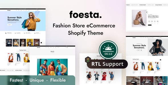 Foesta - Fashion Shopify Theme OS 2.0