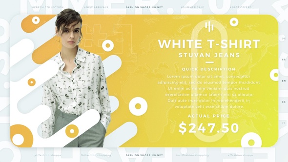 Summer Shopping Promo Product Promo template preview