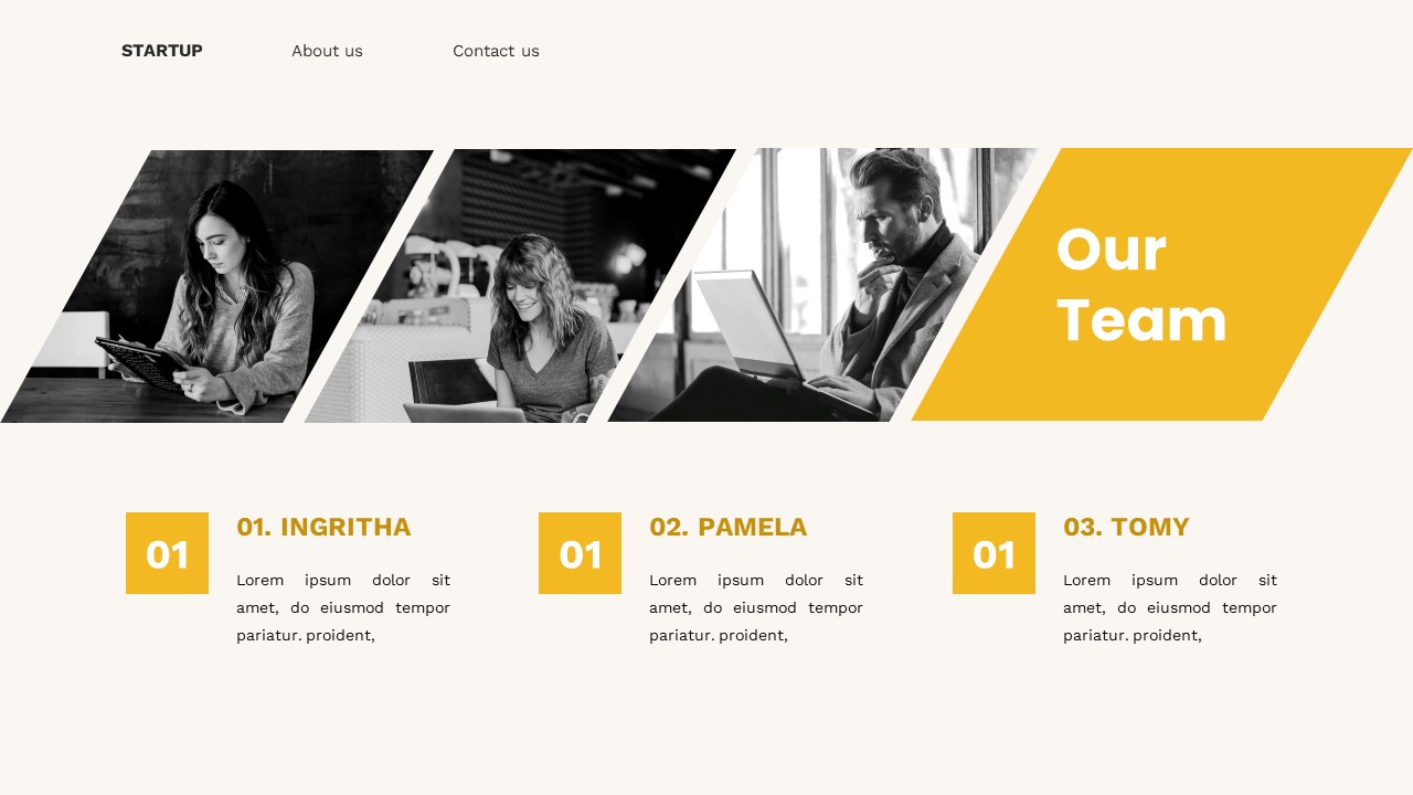 Startup - Technology Google Slide Templates, Presentation Templates
