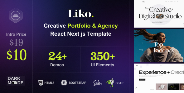 [DOWNLOAD]Liko - Creative Agency & Portfolio HTML Template