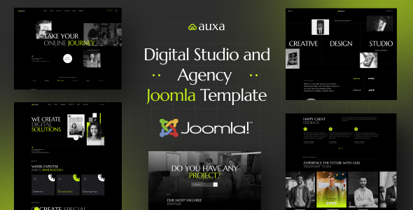 Auxa – Digital Studio and Agency Joomla Template