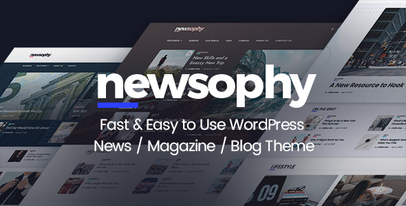 [DOWNLOAD]Newsophy - Fast and Easy to Use WordPress News and Blog Theme