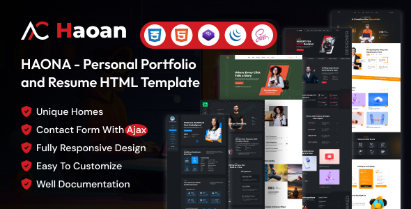 [DOWNLOAD]HAONA – Personal Portfolio and Resume HTML Template