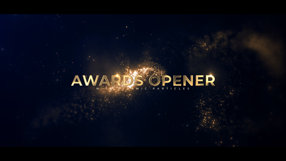 Awards Opener Titles template preview
