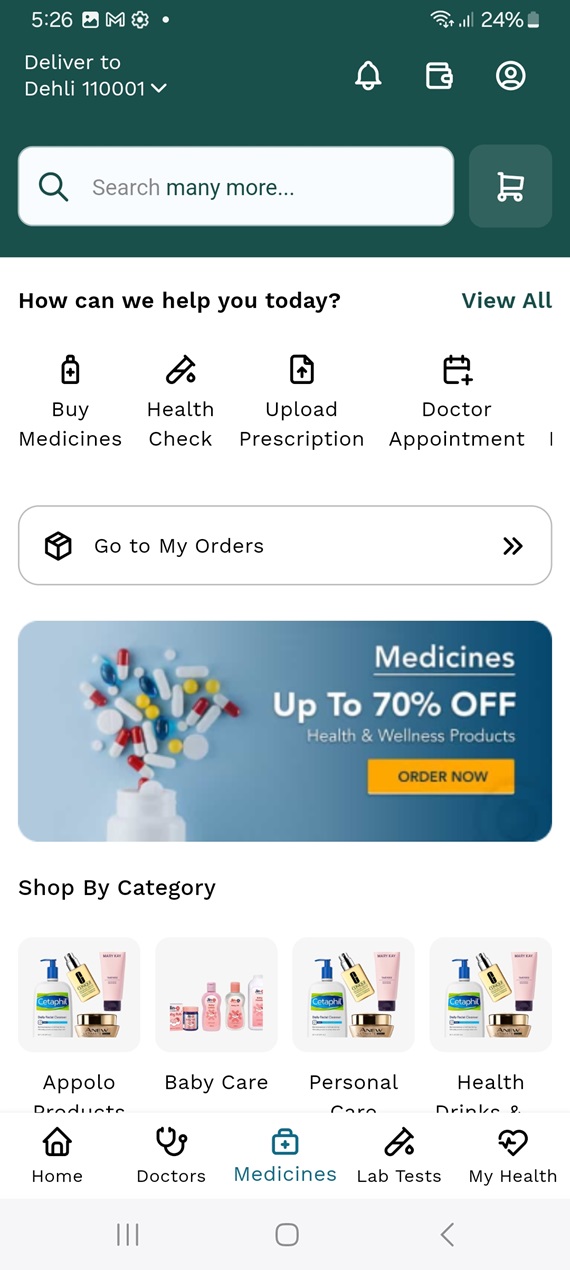 MedCare | 24x7: A Complete Flutter App UI Template by Soloarc | CodeCanyon