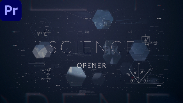 Science Opener | MOGRT Premiere Pro template preview