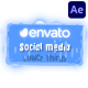 Social Media Liquid Lower Thirds for After Effects