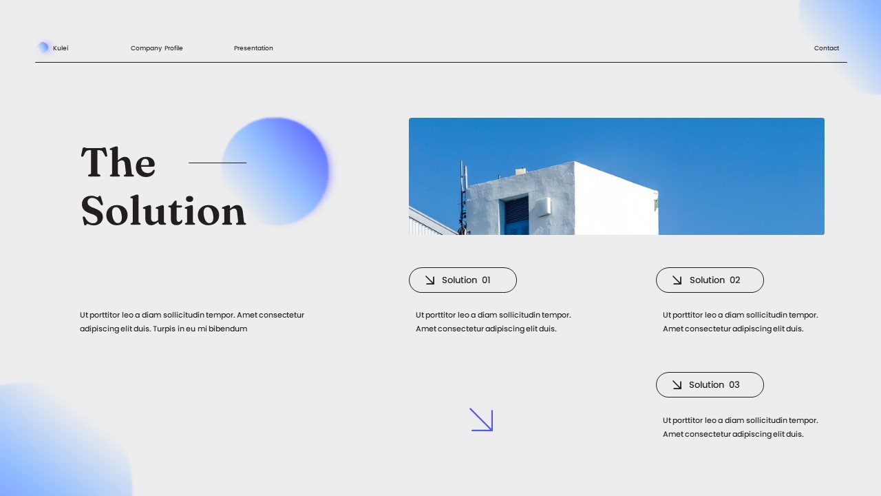 White Blue Minimalist Modern Architecture Company Profile Presentation ...