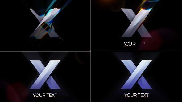 Liquid Glitch Logo Logo Stings template preview