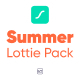 Summer&amp;Holiday Lottie Icons - VideoHive Item for Sale