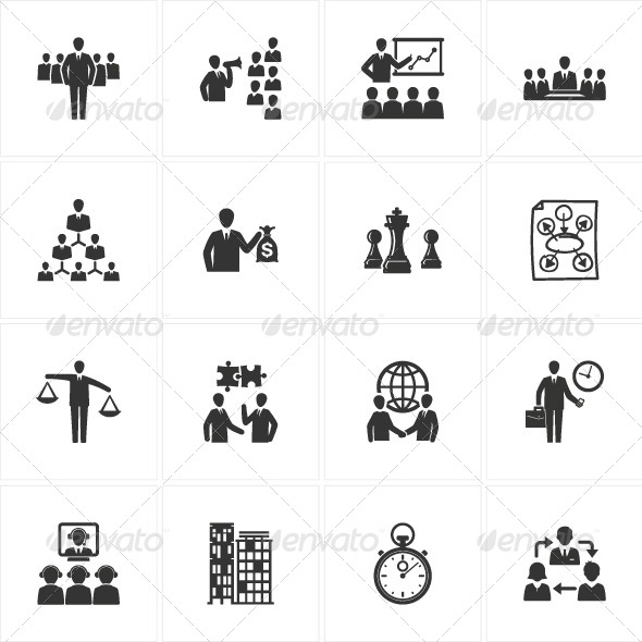 Management and Business Icons - Business Icons
