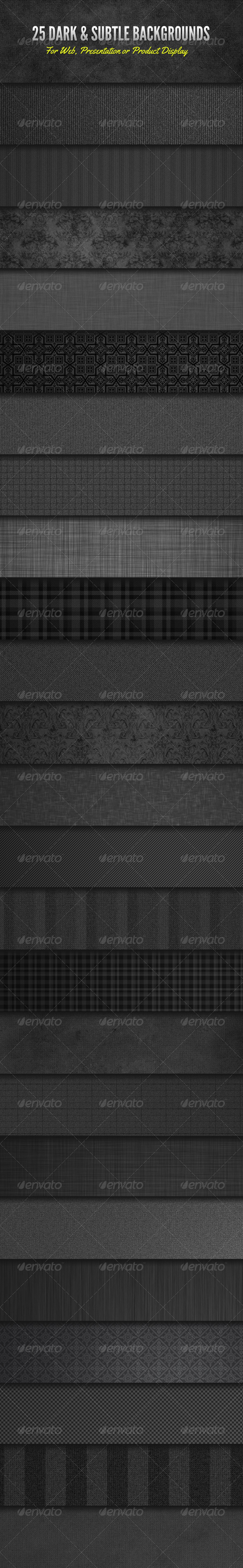 Dark and Subtle Background Textures - Miscellaneous Backgrounds