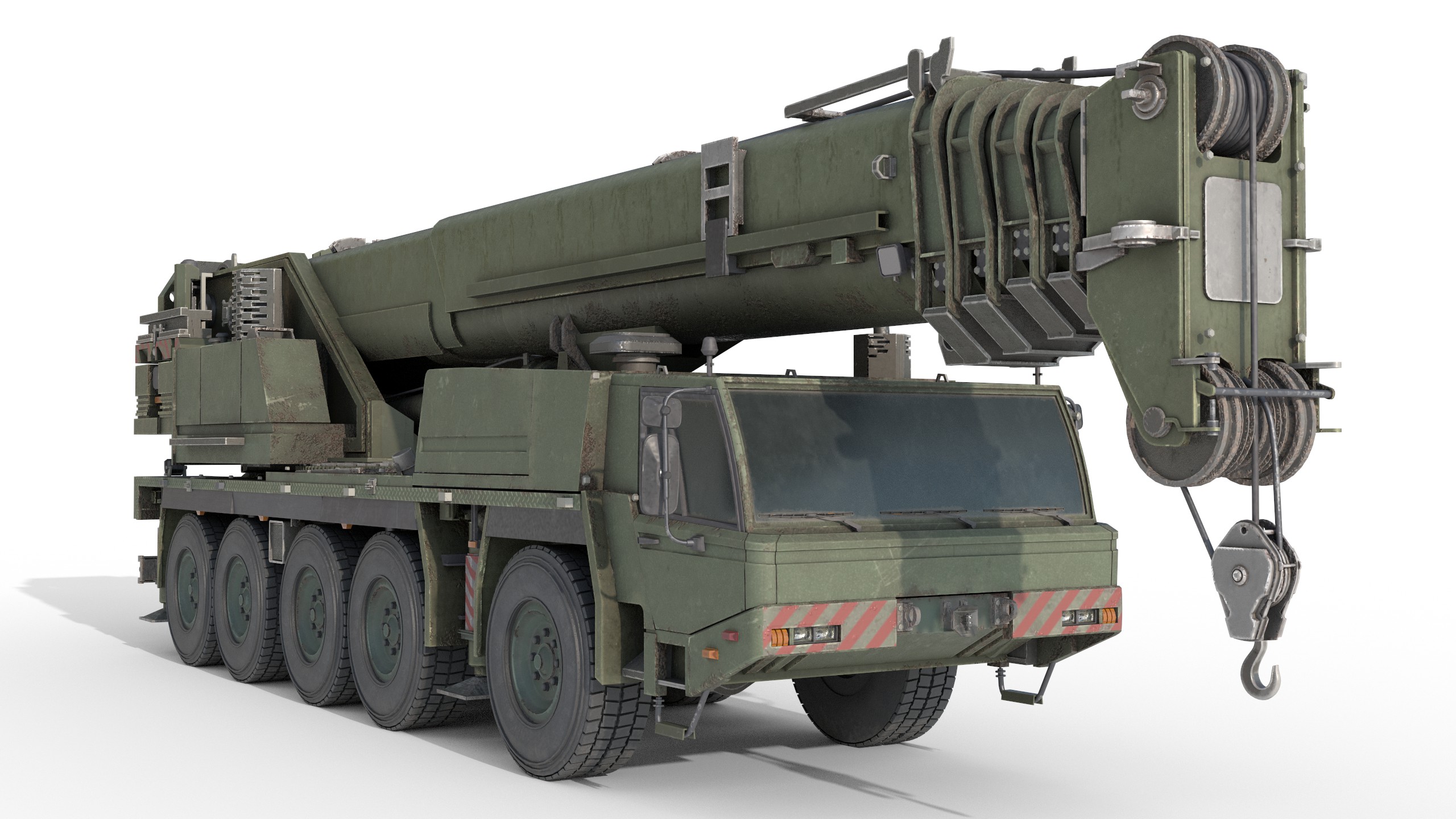 Tadano Faun ATF 100-5 Military Crane by TurboCG | 3DOcean