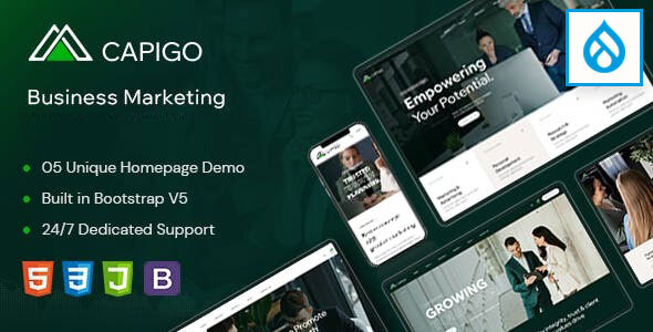 Capigo – Business Marketing Drupal 10 Theme