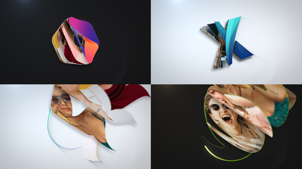 Photo Flip Logo Reveal Logo Stings template preview