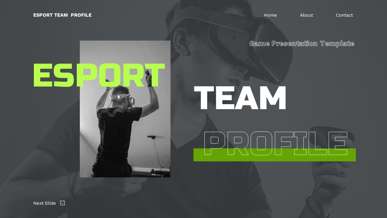 Espor Team Profile - Game Google Slide Templates, Presentation Templates