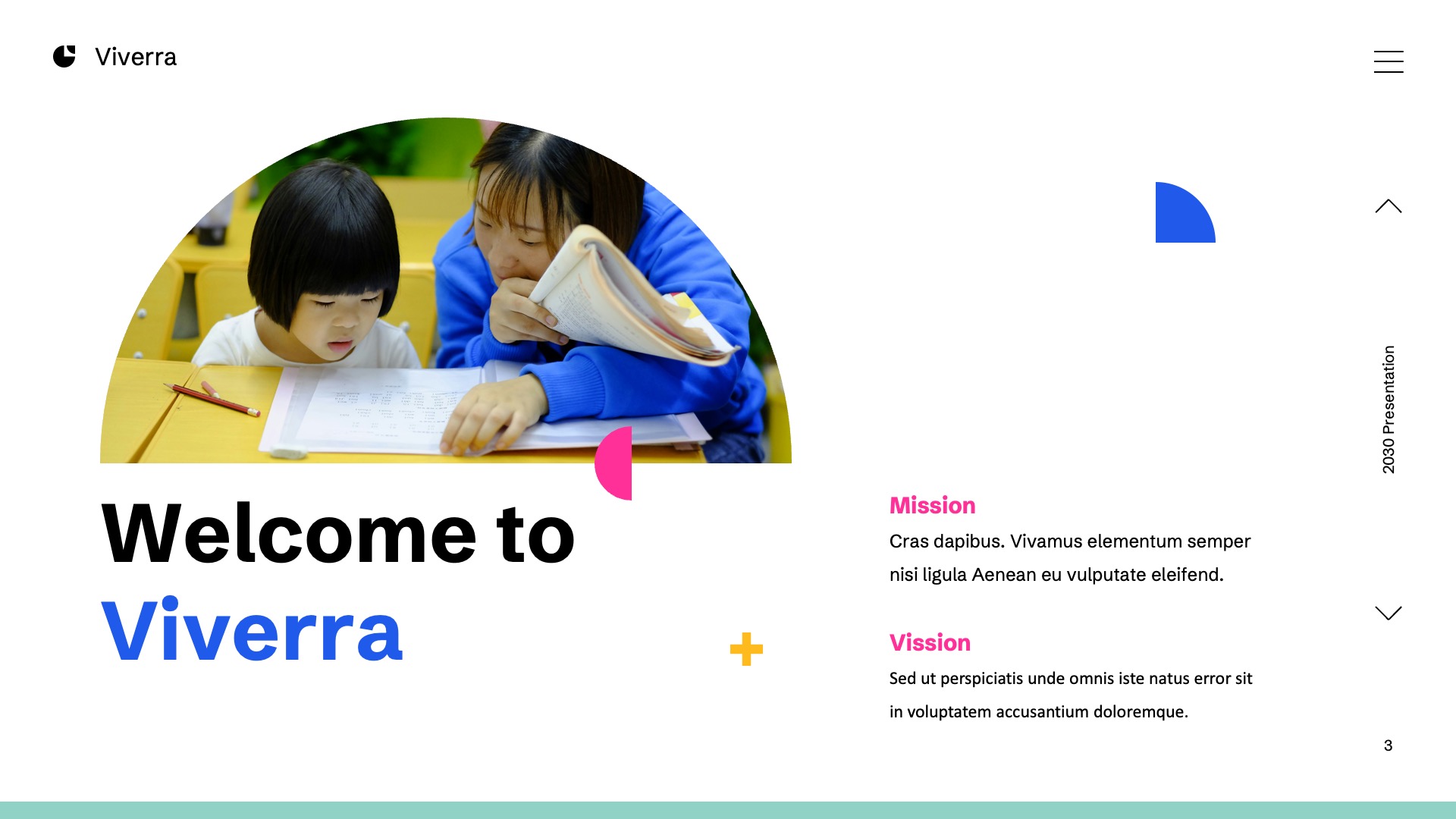 Teal Education PowerPoint Presentation, Presentation Templates ...