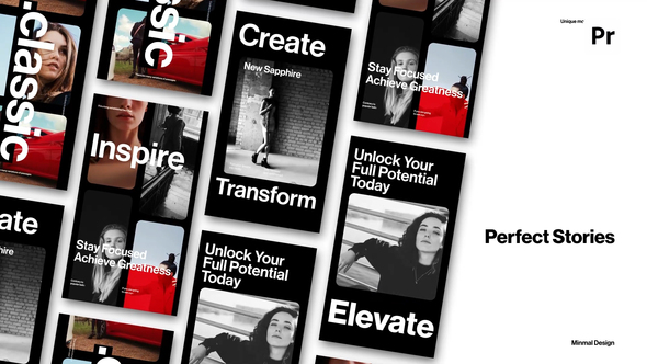 Perfect Stories For Premiere Pro Premiere Pro template preview