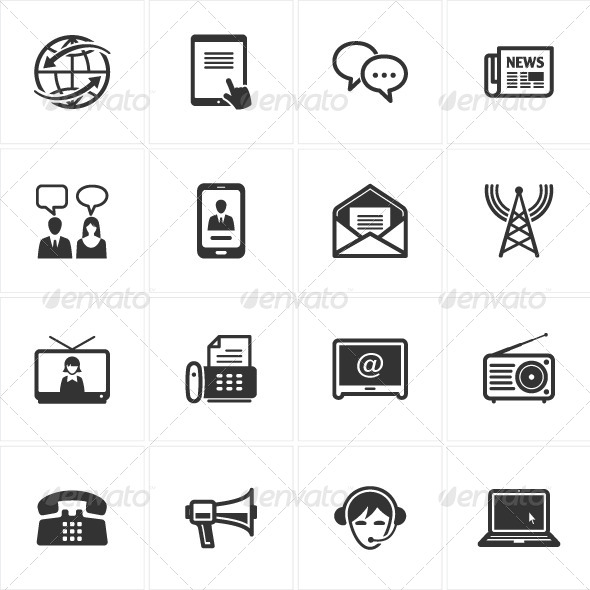 Communication Icons-Set 2 - Web Icons